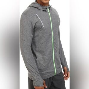 Asics Thermopolis Thermal Lightweight Full Zip Running Outdoor Athletic Jacket